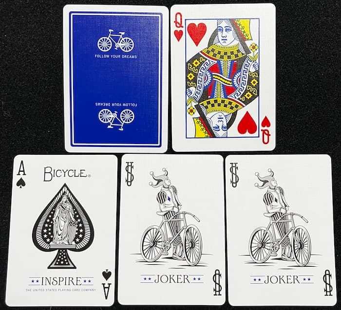 Bicycle Inspire Playing Cardsのカードの画像