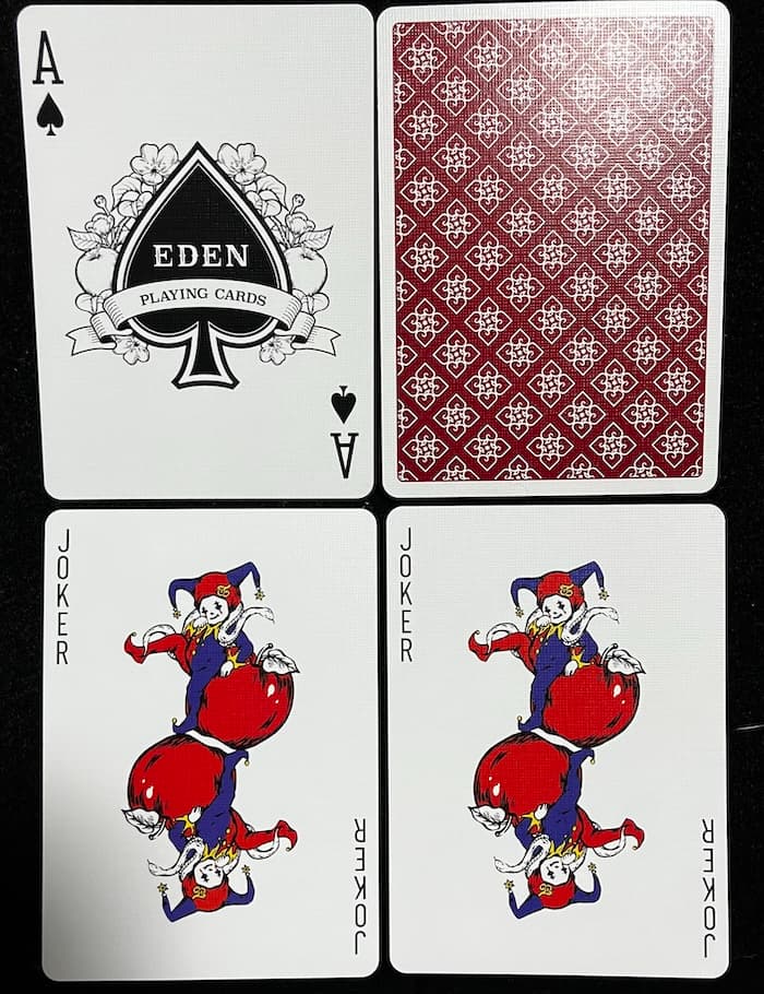 EDEN PLAYING CARDSのカードの画像